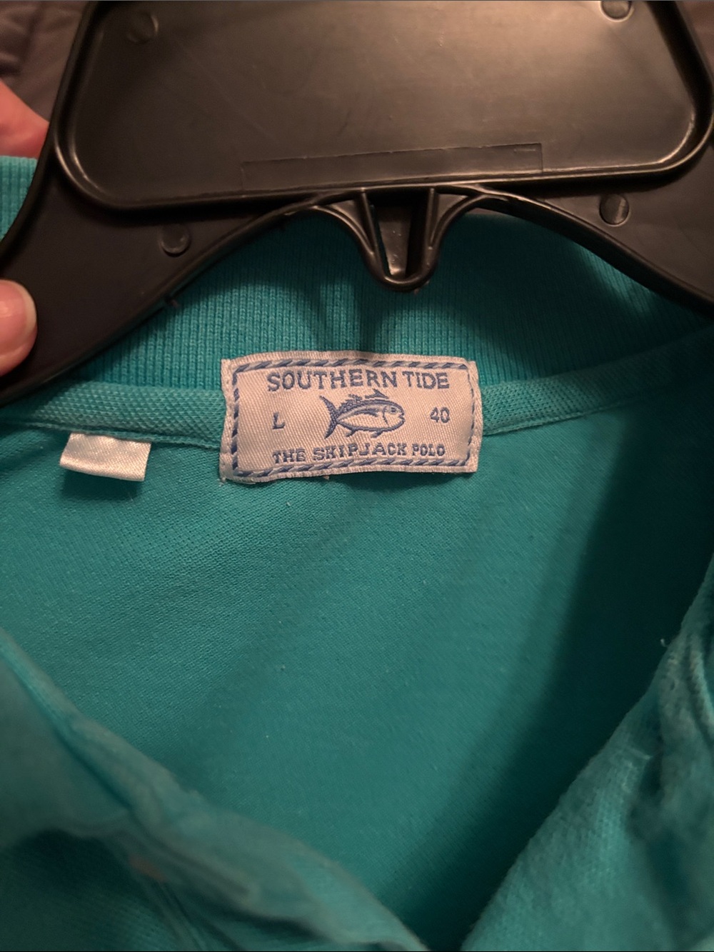 Men's Southern Tide Teal Polo Shirt with Small Logo